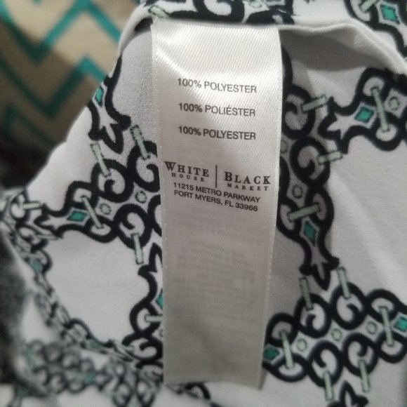 White House Black Market Layered Blouse - Picture 4 of 5